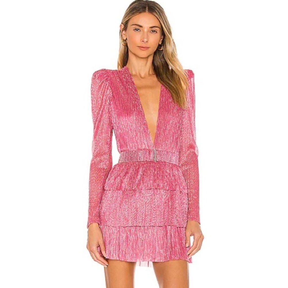 Carry Mini Dress in Hot Pink